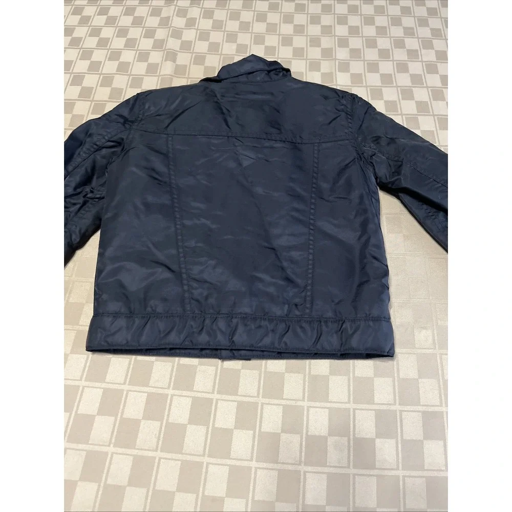 Levis Youth Boys Bomber Jacket Coat Size 7 Black‎ Snap Buttons Lightweight EUC